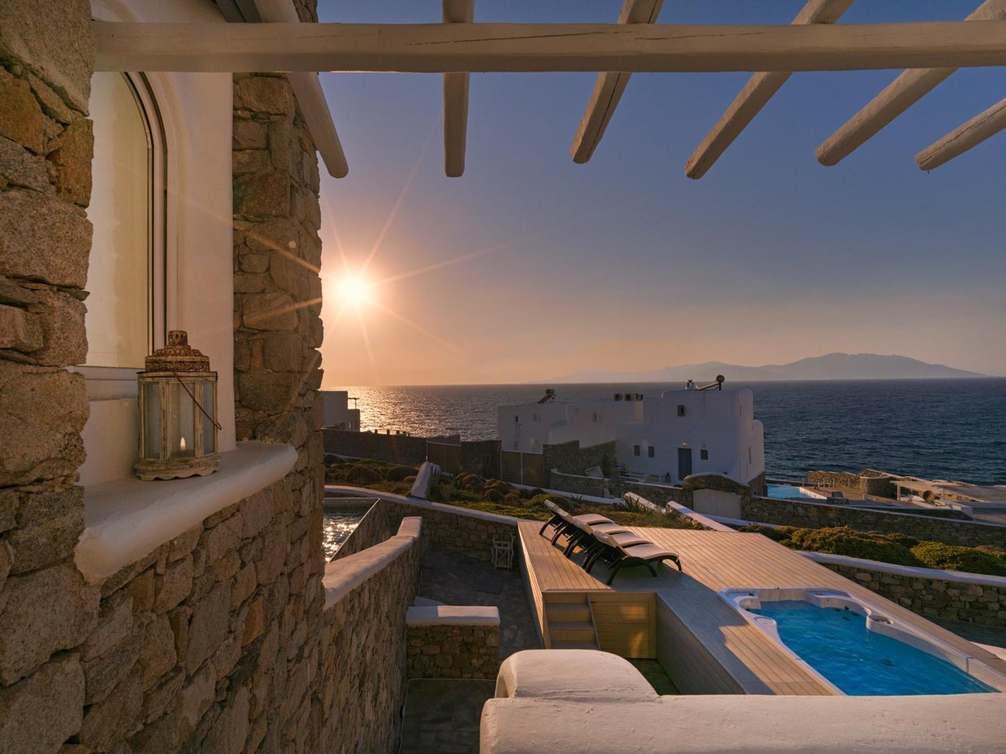 Sunset Villas In Mykonos By White Hills Mykonos Town Exterior photo