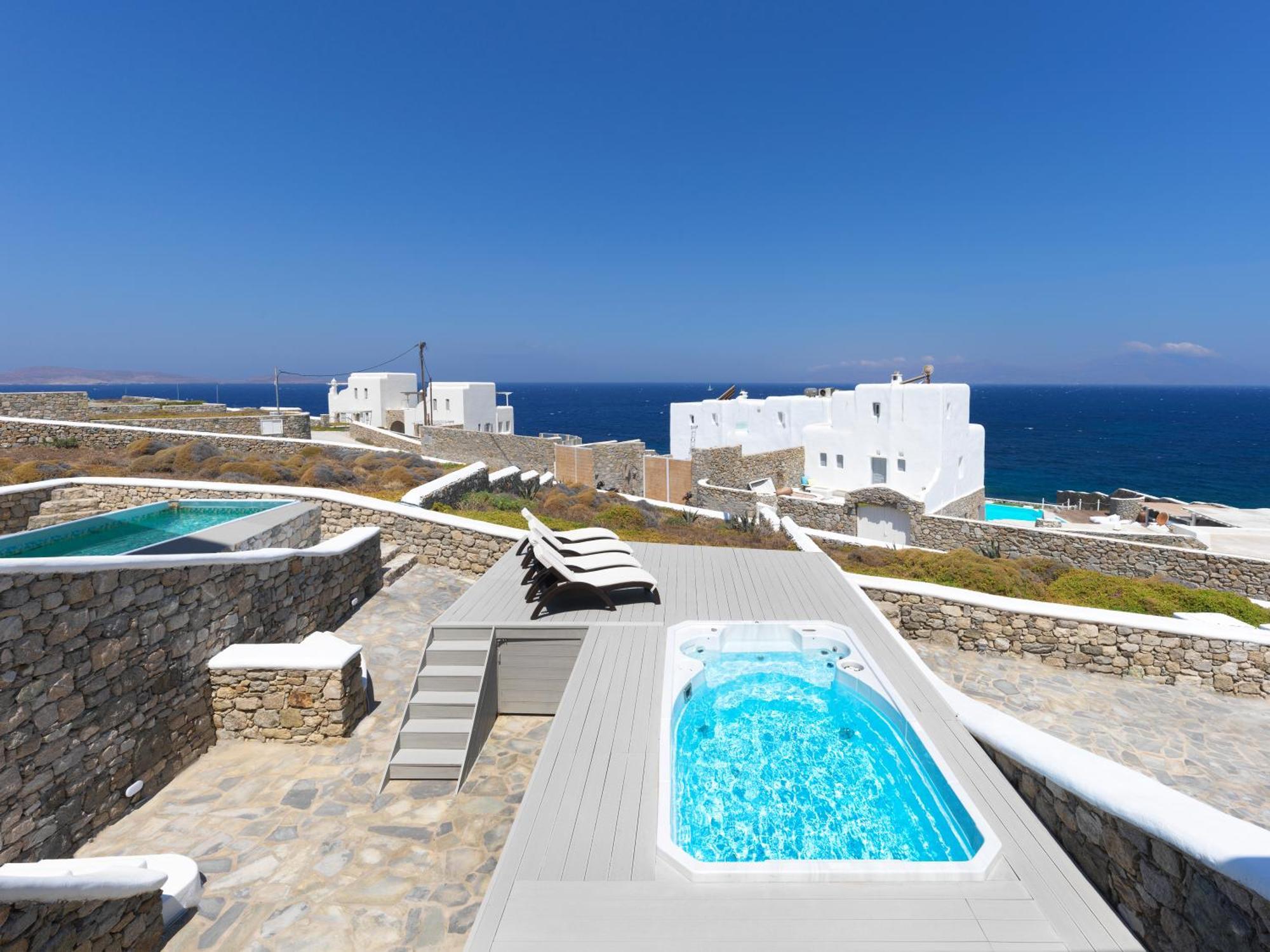 Sunset Villas In Mykonos By White Hills Mykonos Town Exterior photo